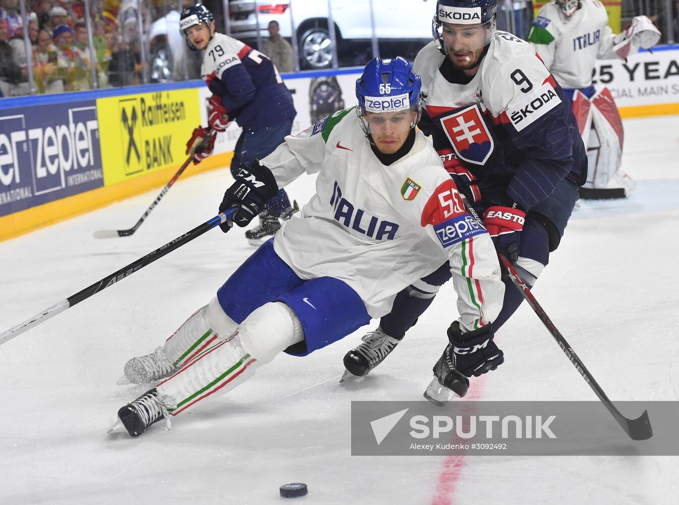 Ice Hockey World Championship. Slovakia vs. Italy