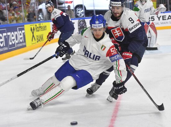 Ice Hockey World Championship. Slovakia vs. Italy