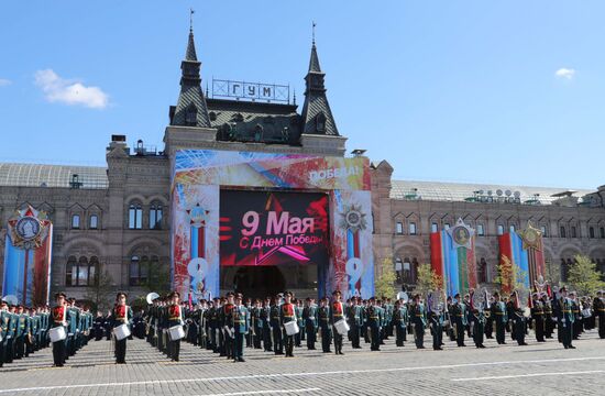 Dress rehearsal of military parade marking 72nd anniversary of Victory in Great Patriotic War