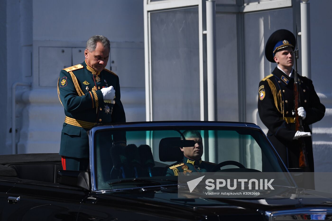 Dress rehearsal of military parade marking 72nd anniversary of Victory in Great Patriotic War