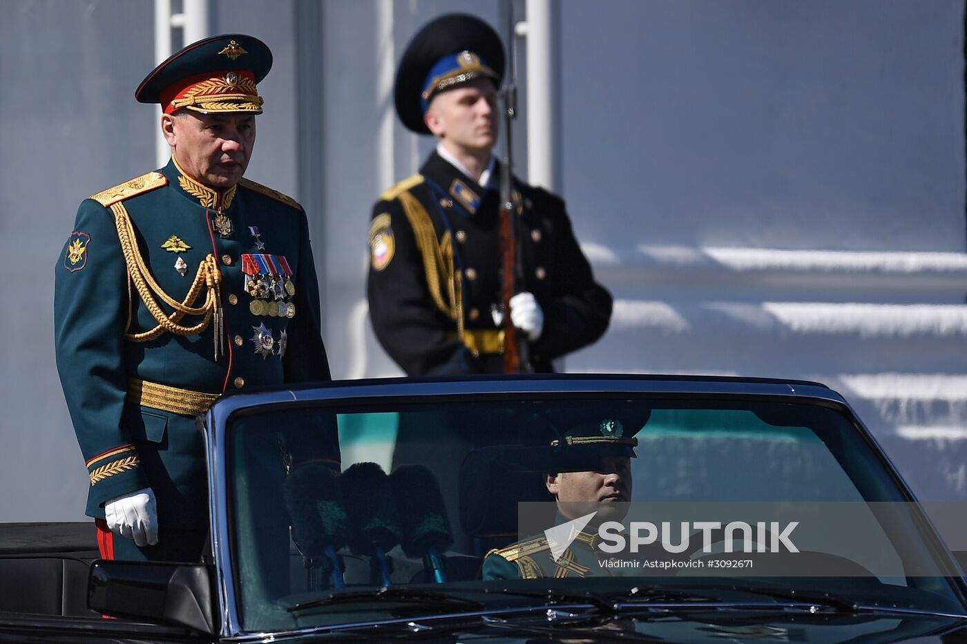 Dress rehearsal of military parade marking 72nd anniversary of Victory in Great Patriotic War