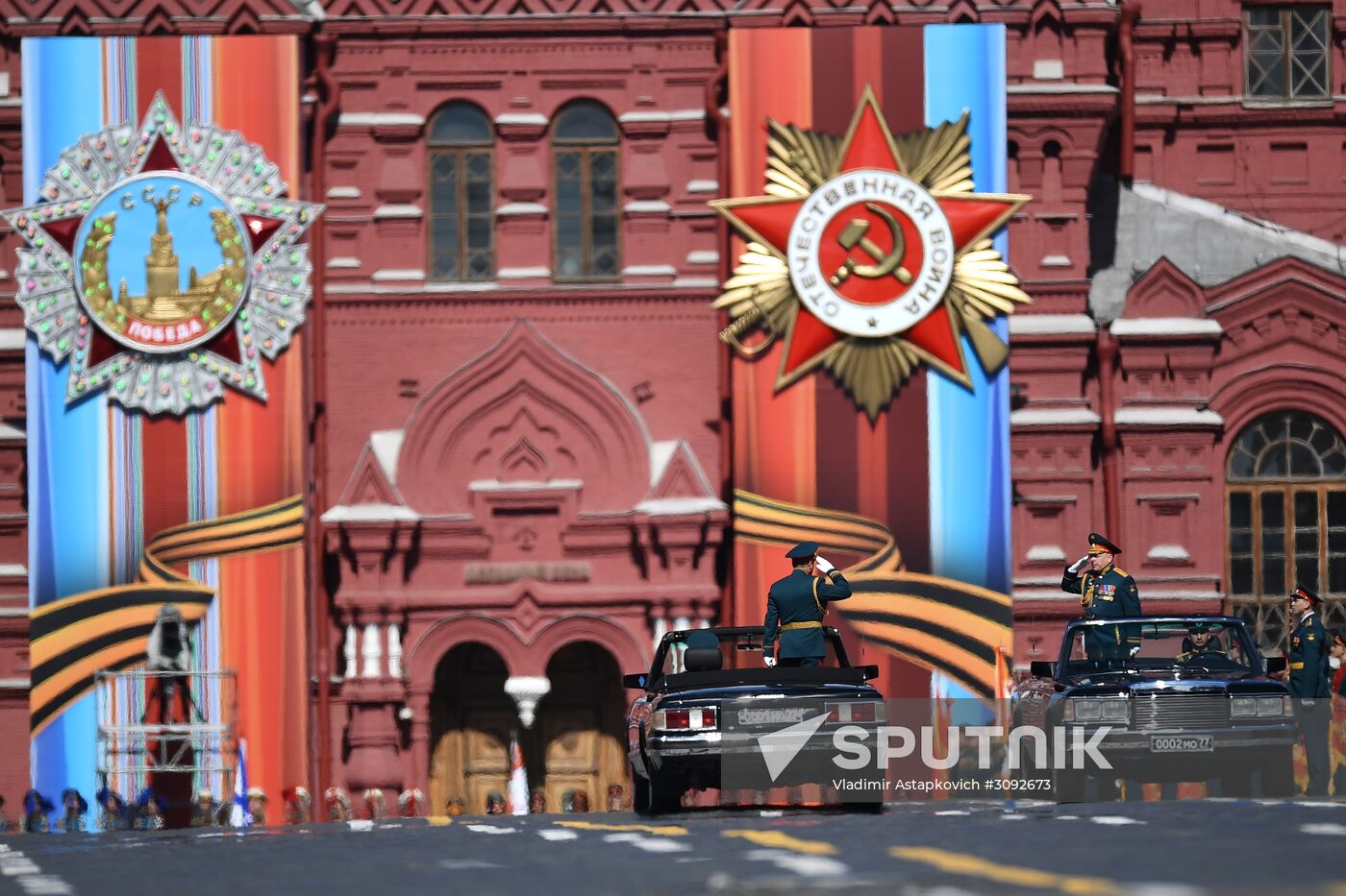 Dress rehearsal of military parade marking 72nd anniversary of Victory in Great Patriotic War