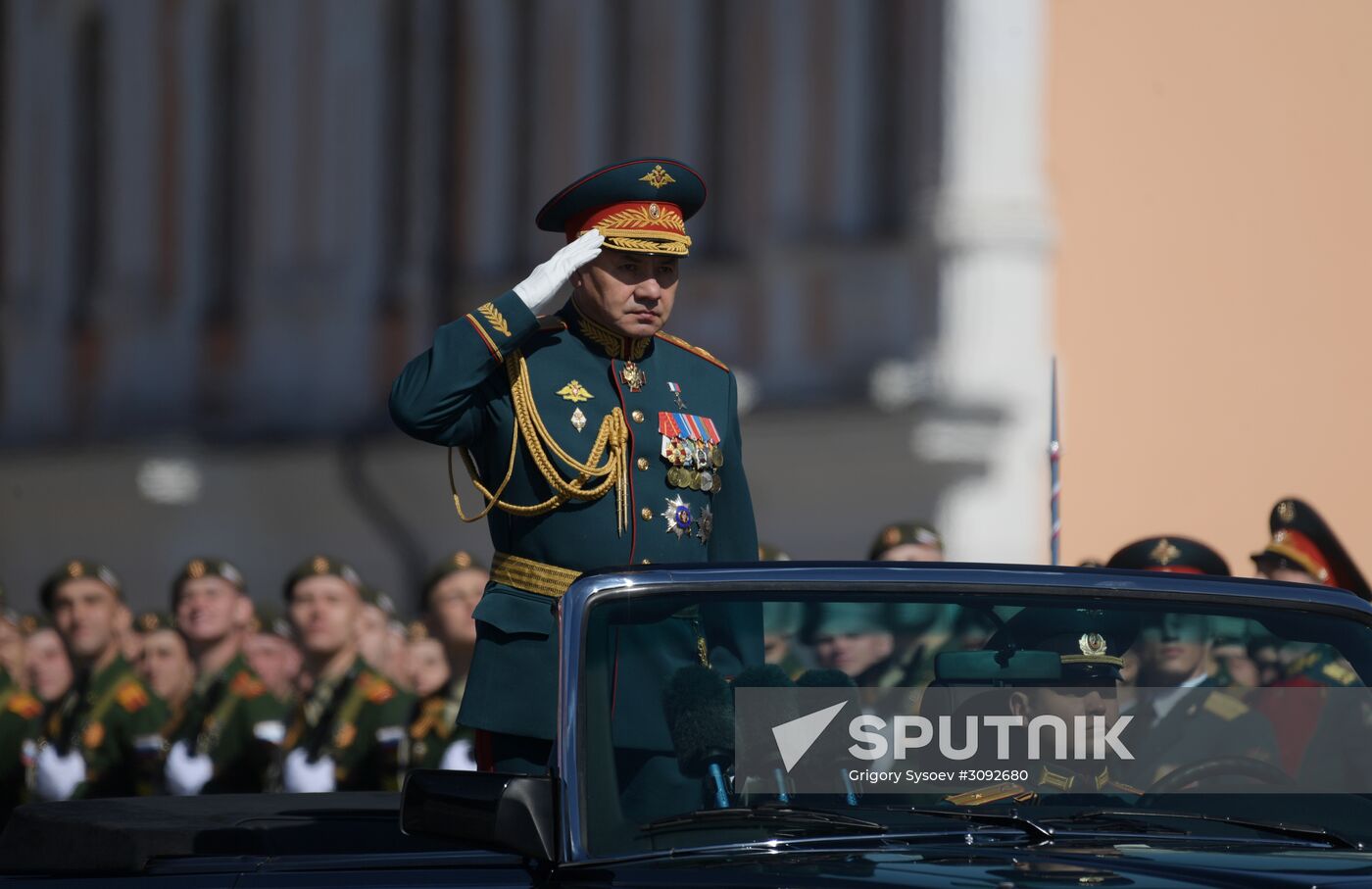 Final rehearsal of military parade marking 72nd anniversary of victory in Great Patriotic War
