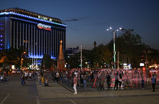 Fountains open in Krasnodar