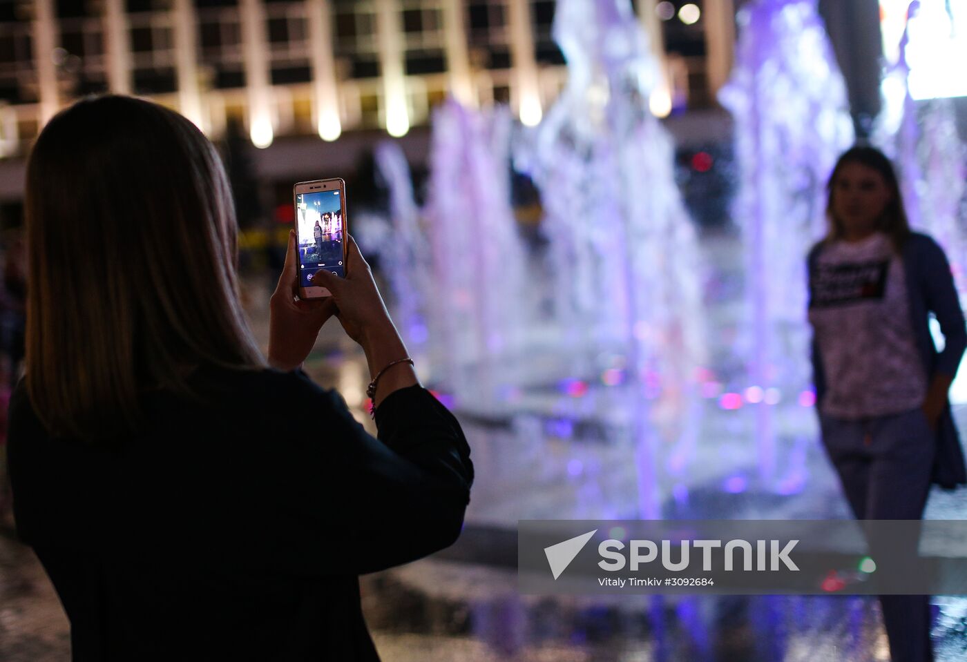 Fountains open in Krasnodar