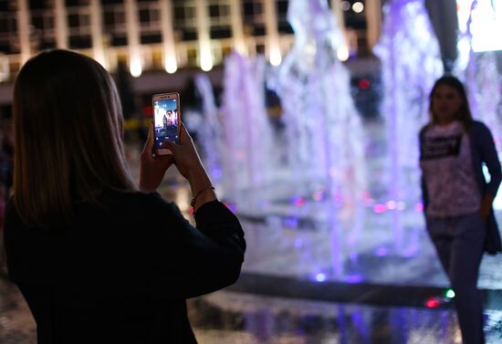 Fountains open in Krasnodar