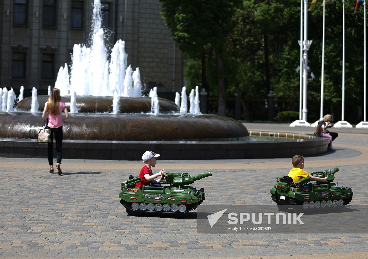 Fountain season opens in Krasnodar