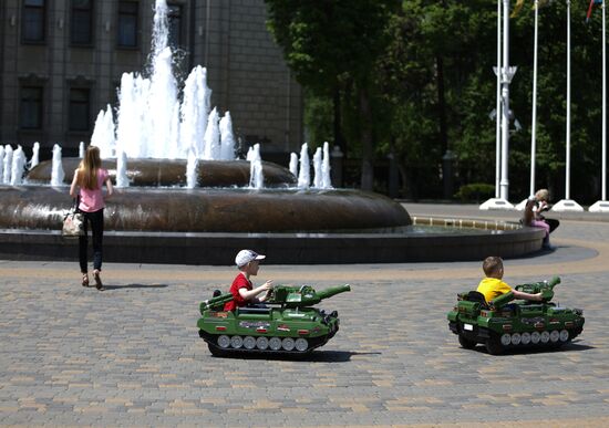 Fountain season opens in Krasnodar