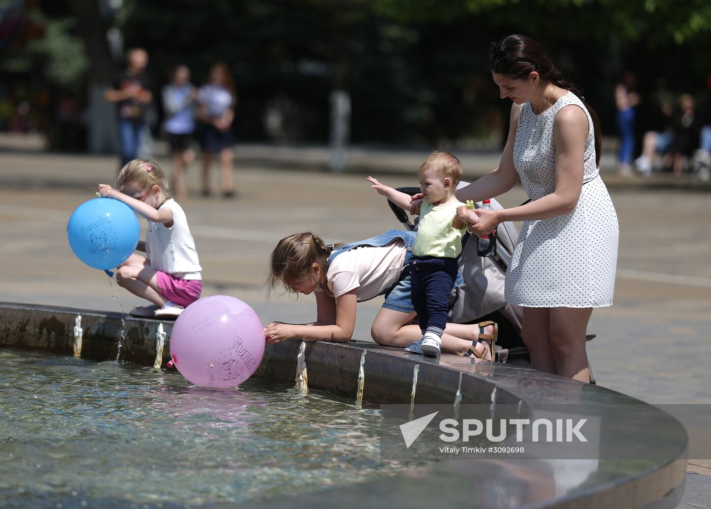 Fountain season opens in Krasnodar