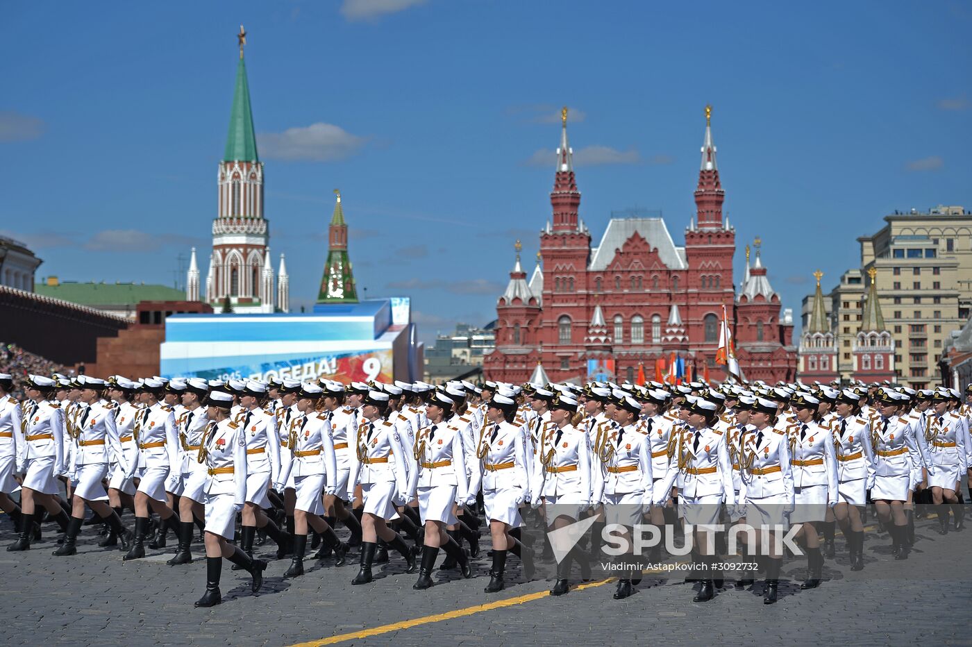 Dress rehearsal of military parade marking 72nd anniversary of Victory in Great Patriotic War