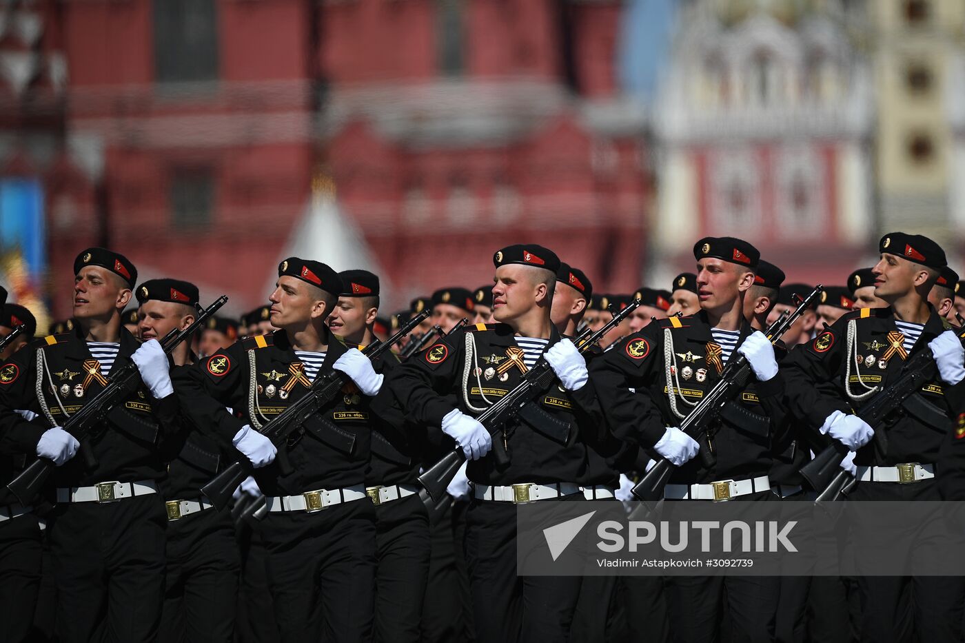 Dress rehearsal of military parade marking 72nd anniversary of Victory in Great Patriotic War