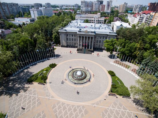 Fountain season opens in Krasnodar