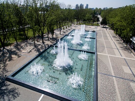 Fountains open in Krasnodar