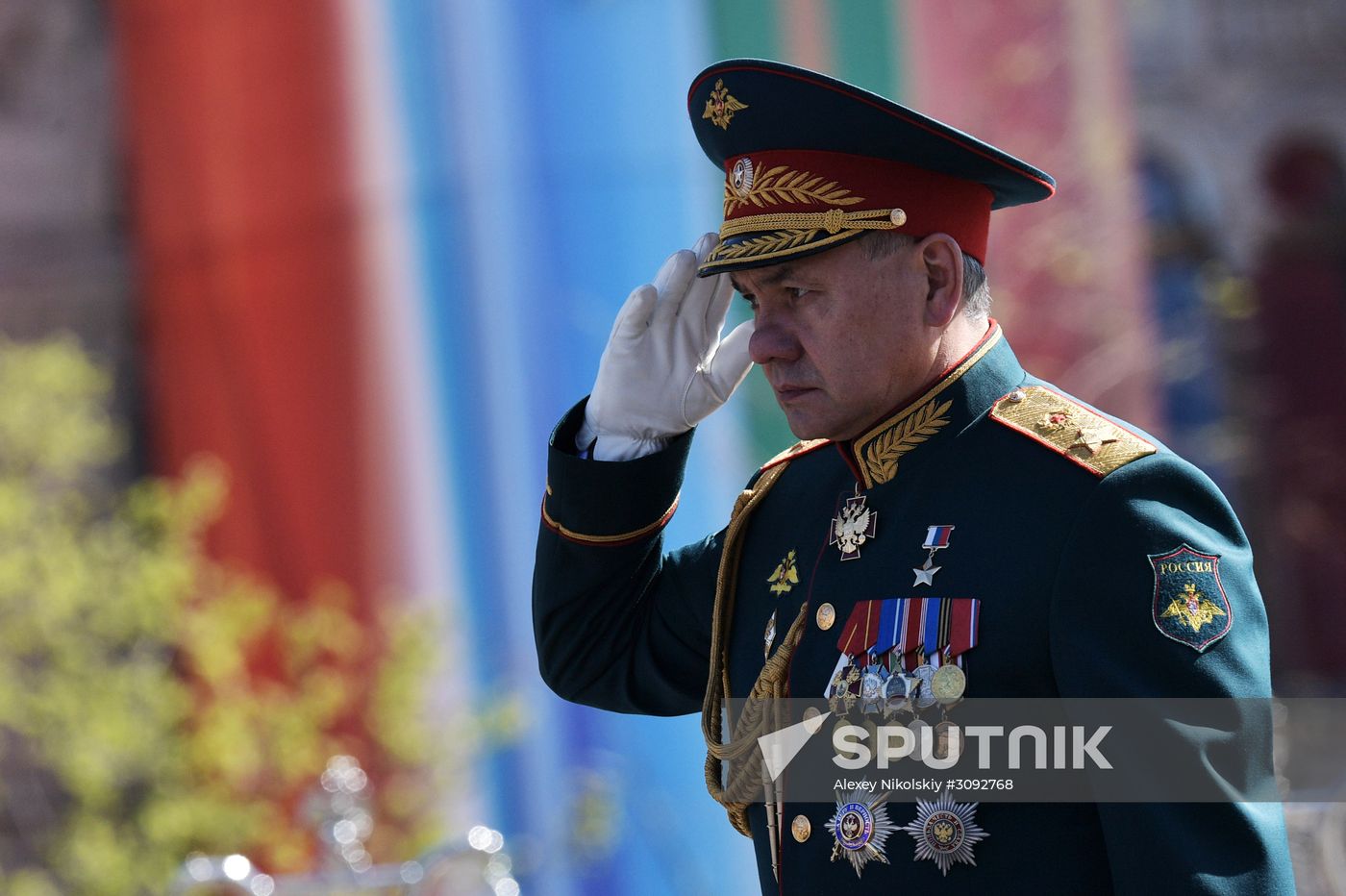 Dress rehearsal of military parade marking 72nd anniversary of Victory in Great Patriotic War