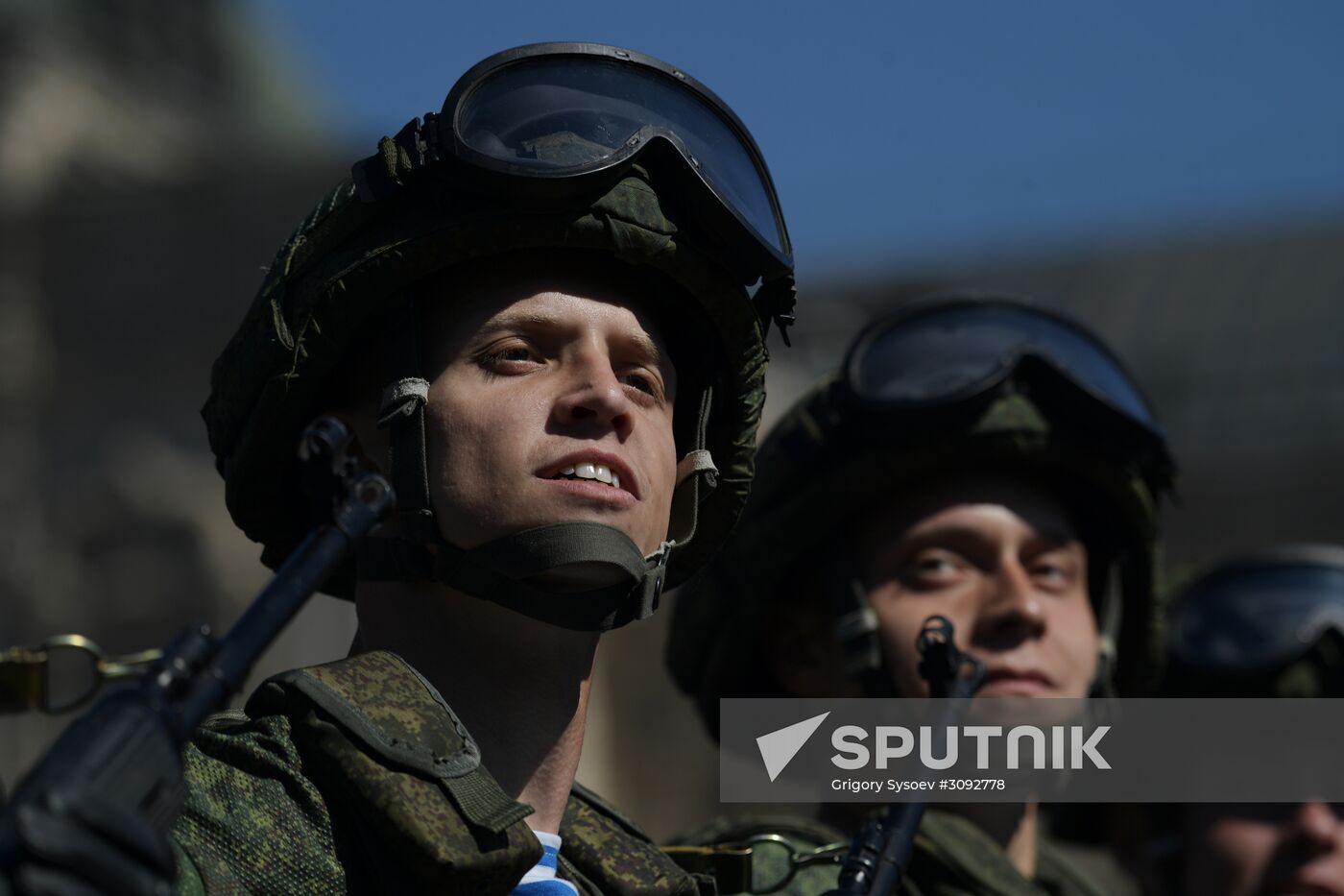 Dress rehearsal of military parade marking 72nd anniversary of Victory in Great Patriotic War