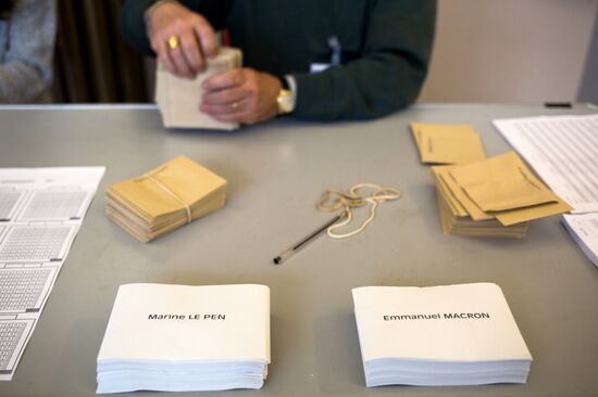 Second round of presidential election in France