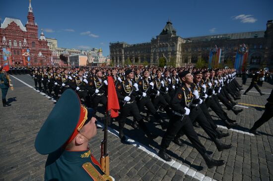Dress rehearsal of military parade marking 72nd anniversary of Victory in Great Patriotic War