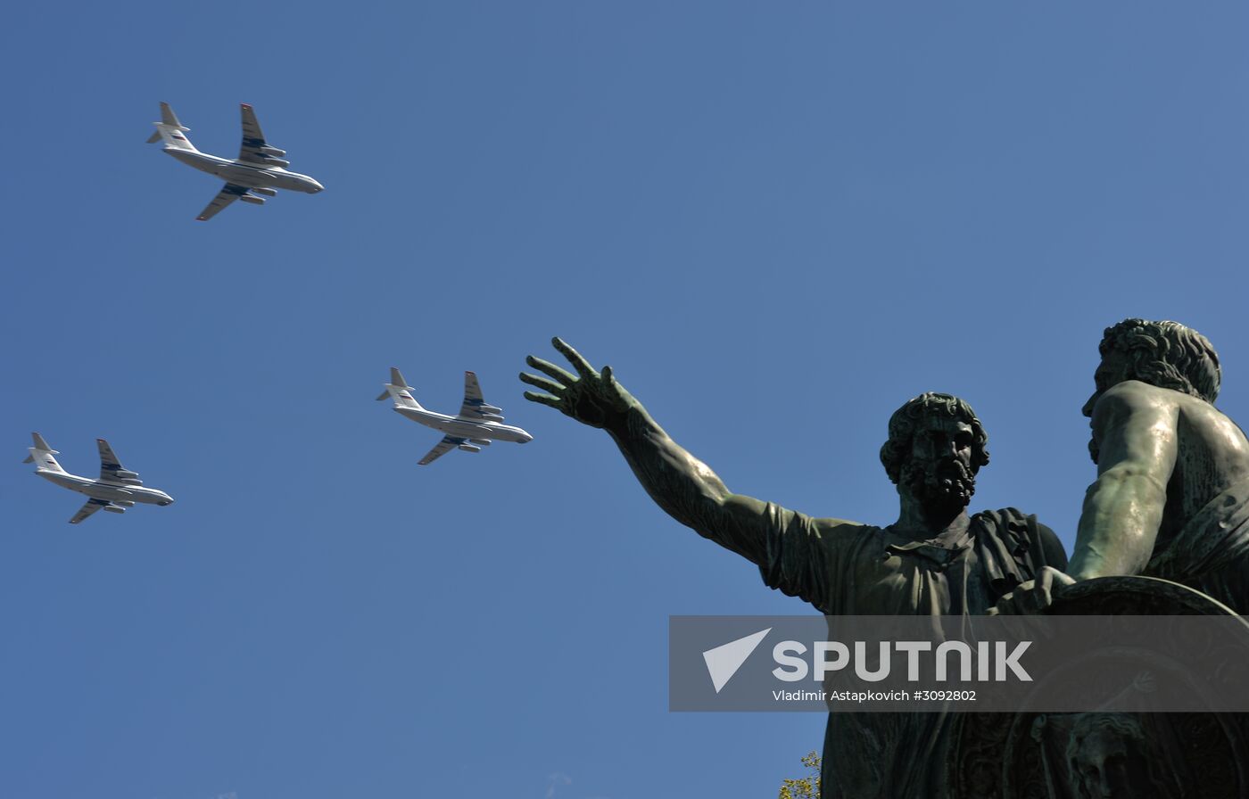 Dress rehearsal of military parade marking 72nd anniversary of Victory in Great Patriotic War
