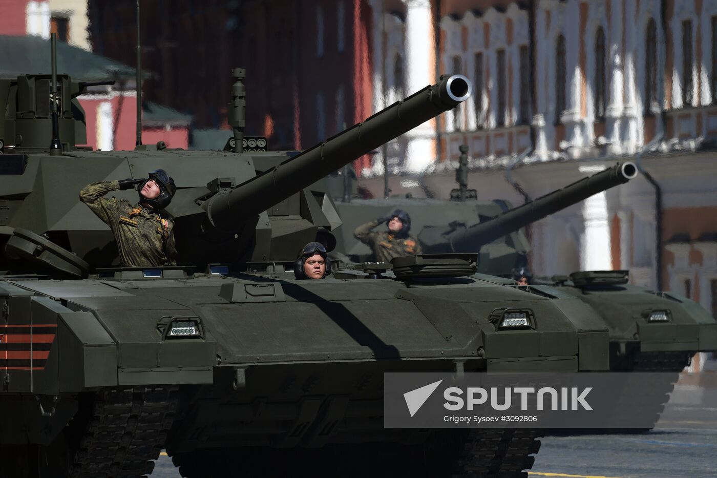 Final rehearsal of military parade marking 72nd anniversary of victory in Great Patriotic War