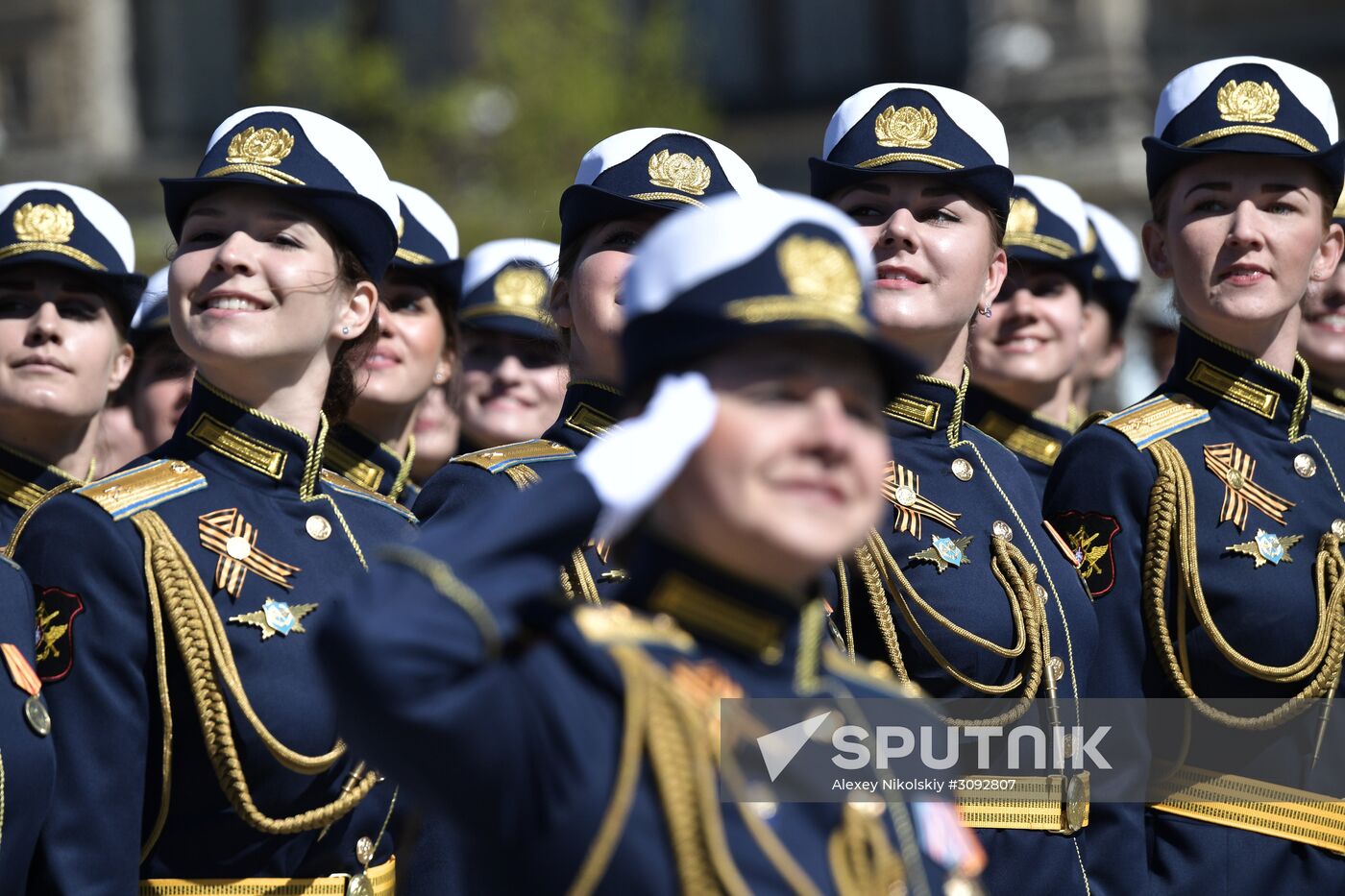 Final rehearsal of military parade marking 72nd anniversary of victory in Great Patriotic War