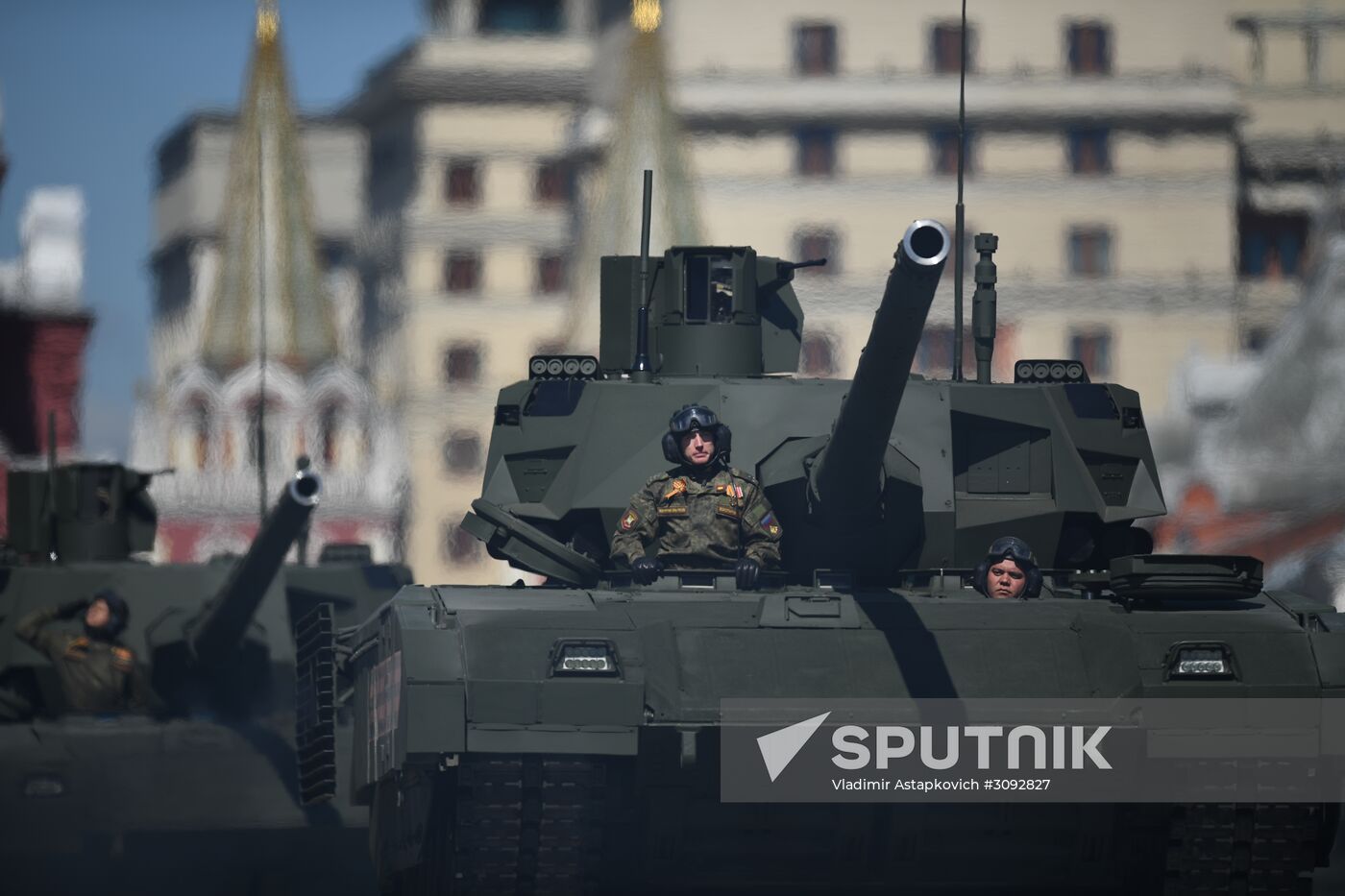 Final rehearsal of military parade marking 72nd anniversary of victory in Great Patriotic War