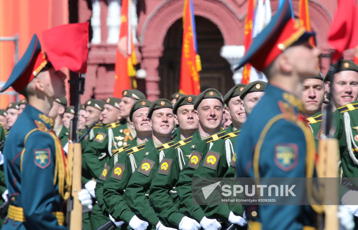 Dress rehearsal of military parade marking 72nd anniversary of Victory in Great Patriotic War