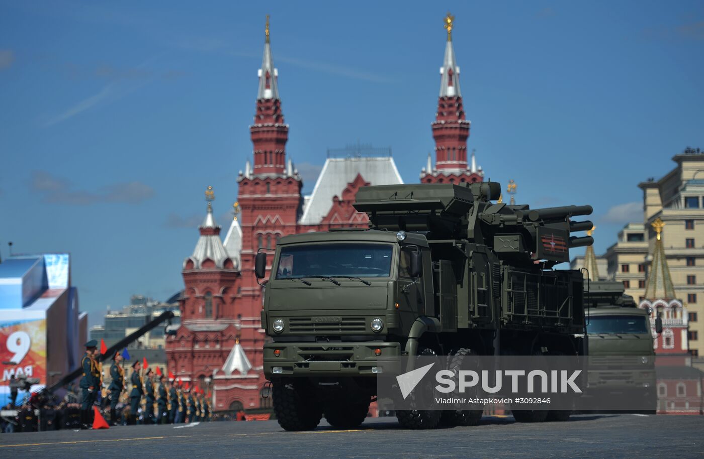 Final rehearsal of military parade marking 72nd anniversary of victory in Great Patriotic War
