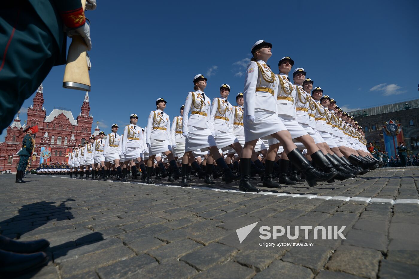 Dress rehearsal of military parade marking 72nd anniversary of Victory in Great Patriotic War