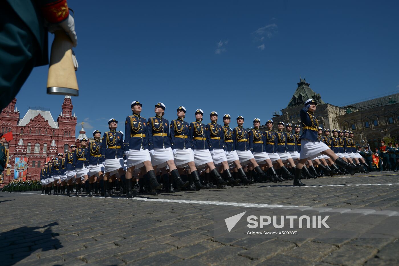 Dress rehearsal of military parade marking 72nd anniversary of Victory in Great Patriotic War