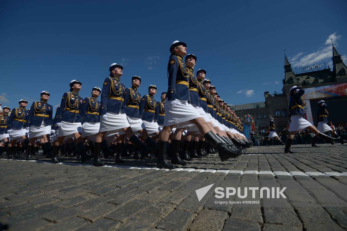 Dress rehearsal of military parade marking 72nd anniversary of Victory in Great Patriotic War