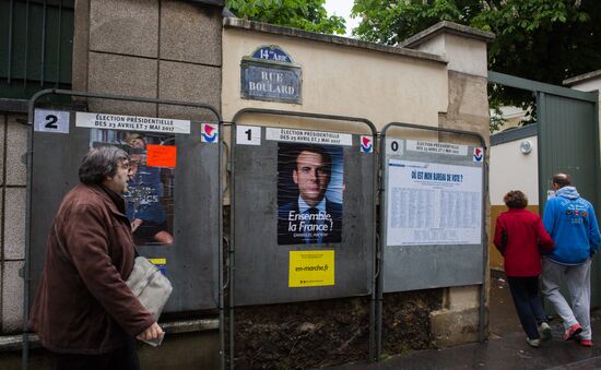 Second round of presidential election in France