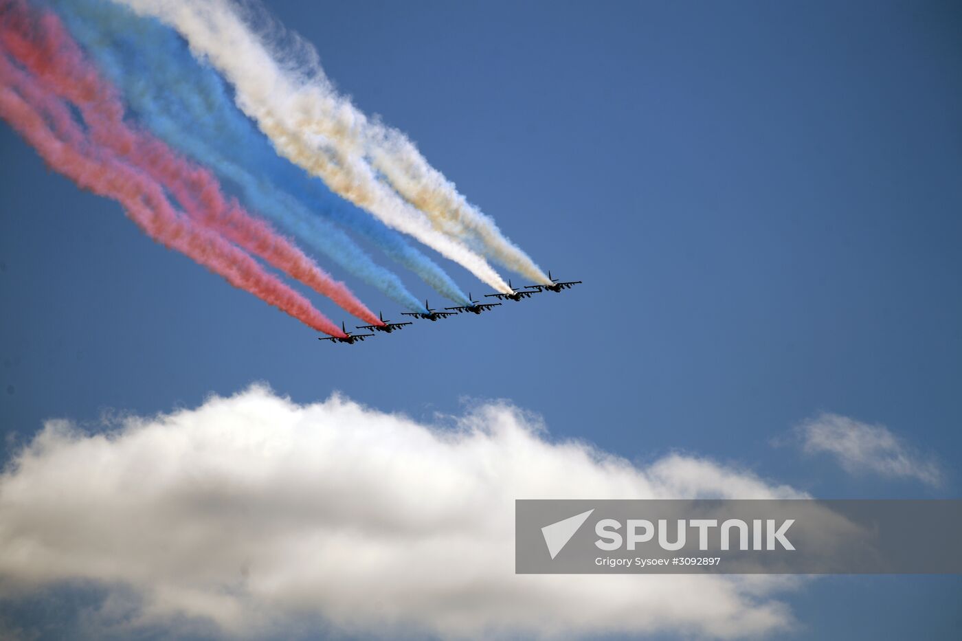 Dress rehearsal of military parade marking 72nd anniversary of Victory in Great Patriotic War