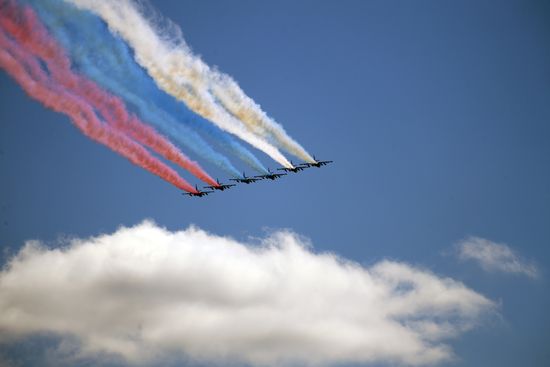 Dress rehearsal of military parade marking 72nd anniversary of Victory in Great Patriotic War