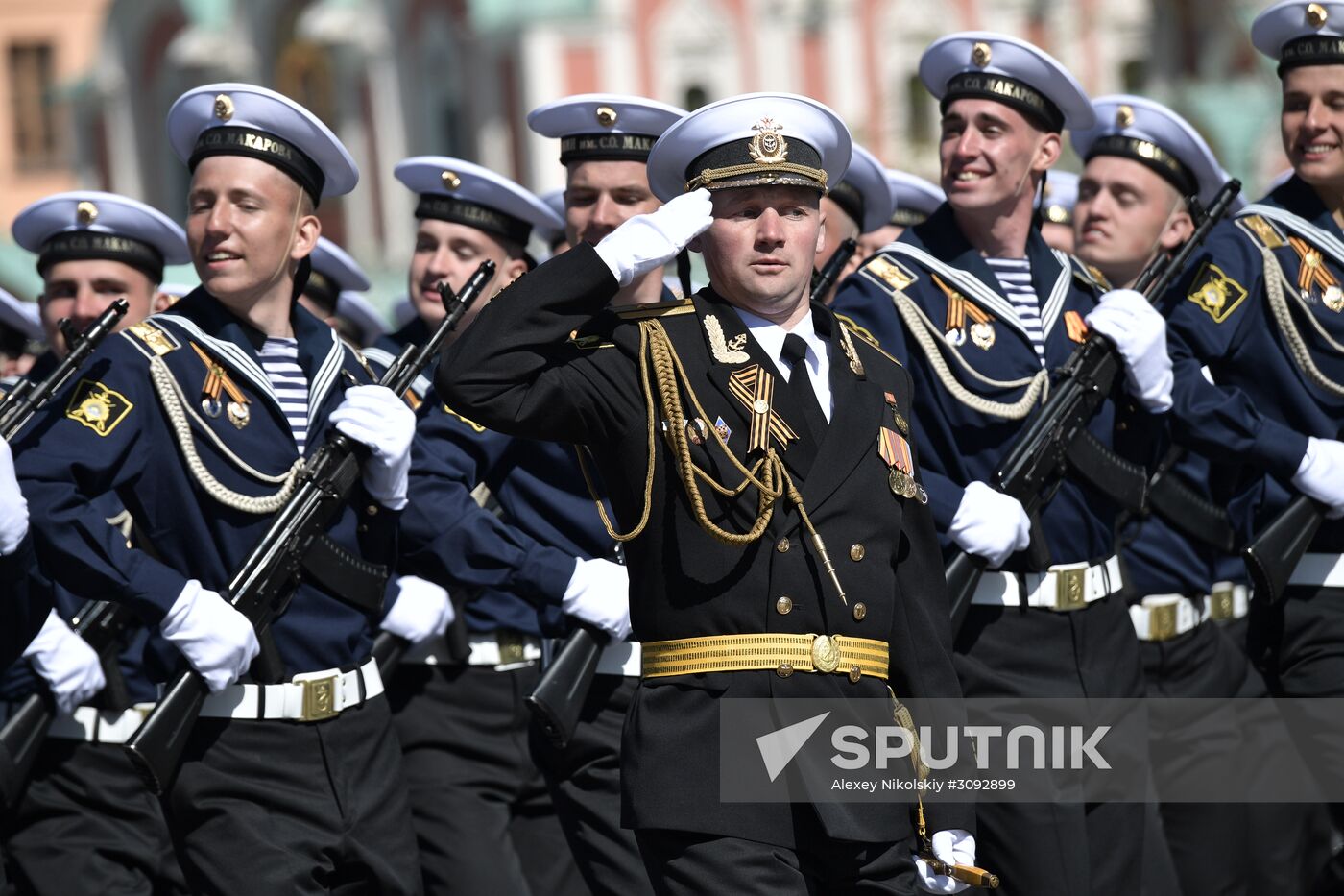 Final rehearsal of military parade marking 72nd anniversary of victory in Great Patriotic War