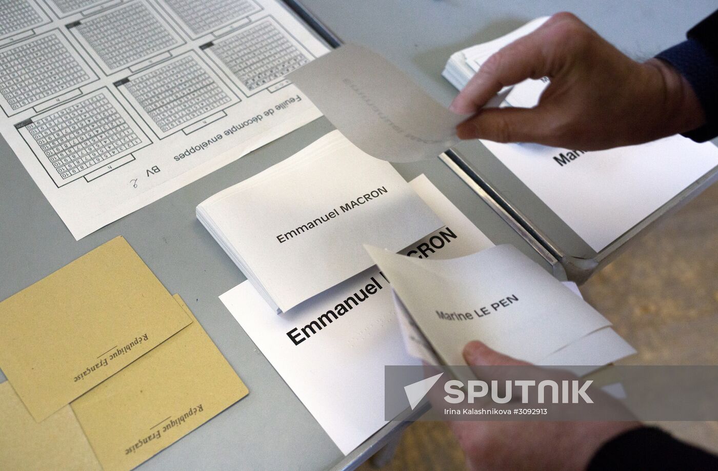 Second round of presidential election in France