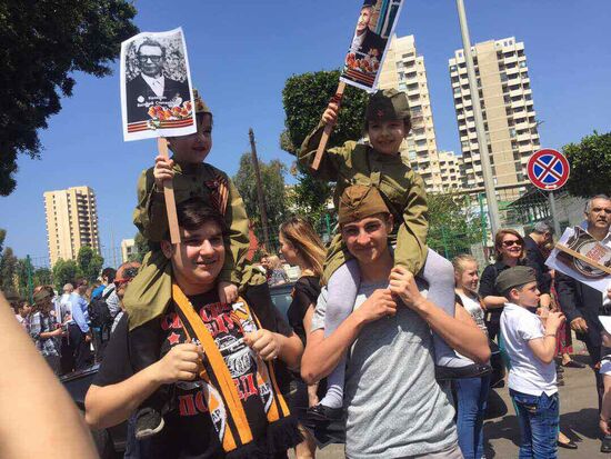 Immortal Regiment march in Lebanon