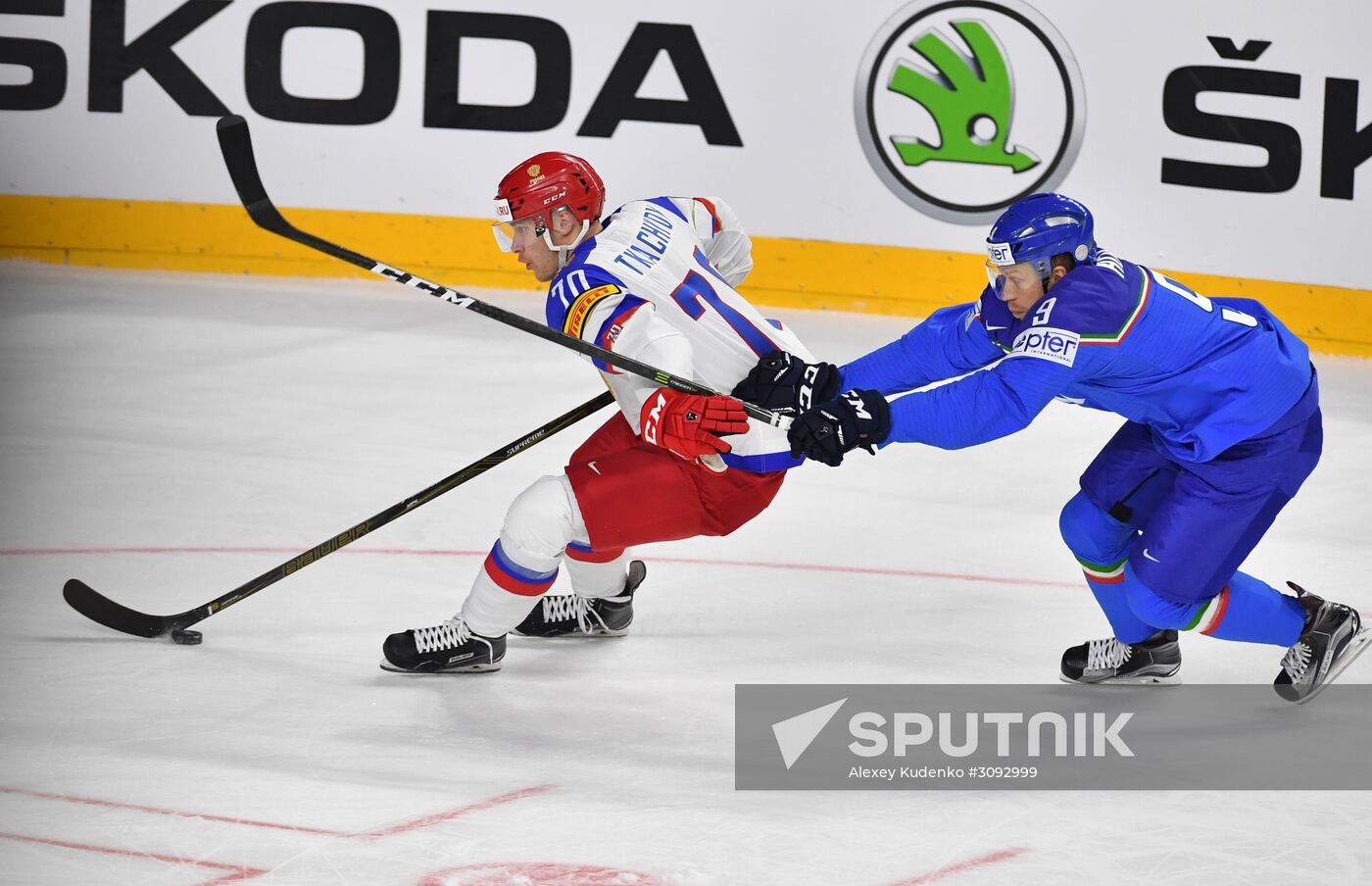 2017 IIHF World Championship. Italy vs. Russia