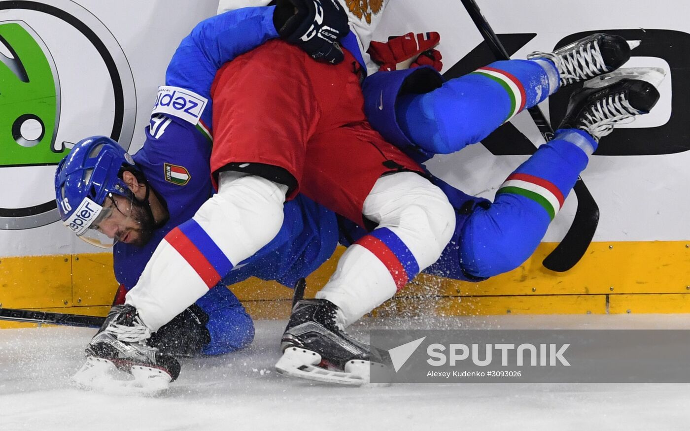 2017 IIHF World Championship. Italy vs. Russia
