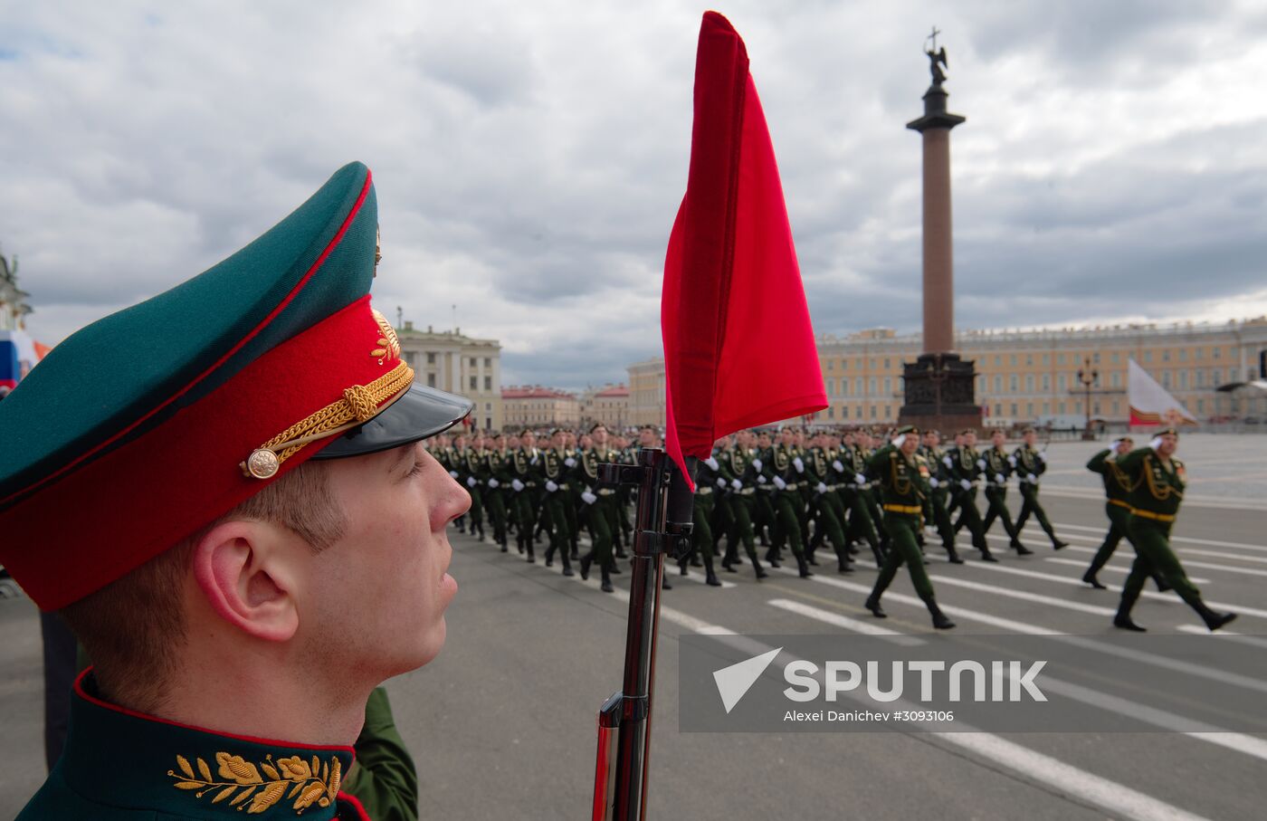 Run-through of Victory Day parade in St. Petersburg