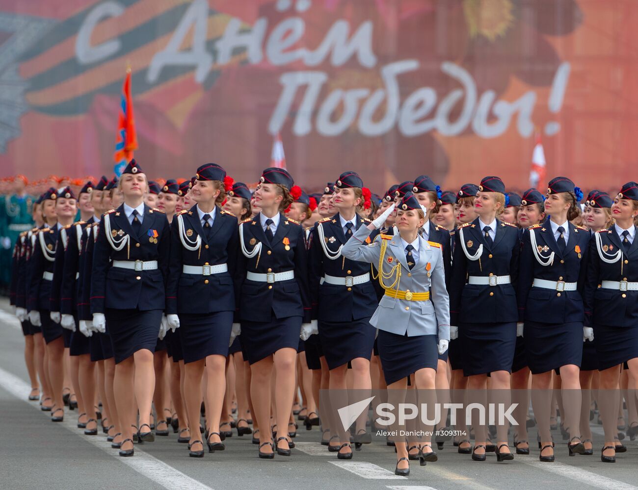 Run-through of Victory Day parade in St. Petersburg