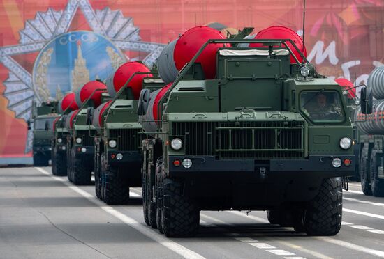 Run-through of Victory Day parade in St. Petersburg