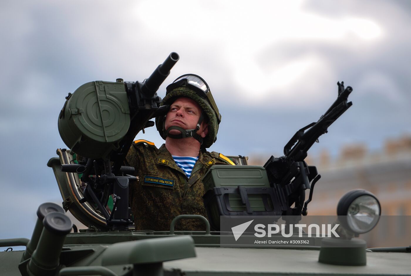 Run-through of Victory Day parade in St. Petersburg