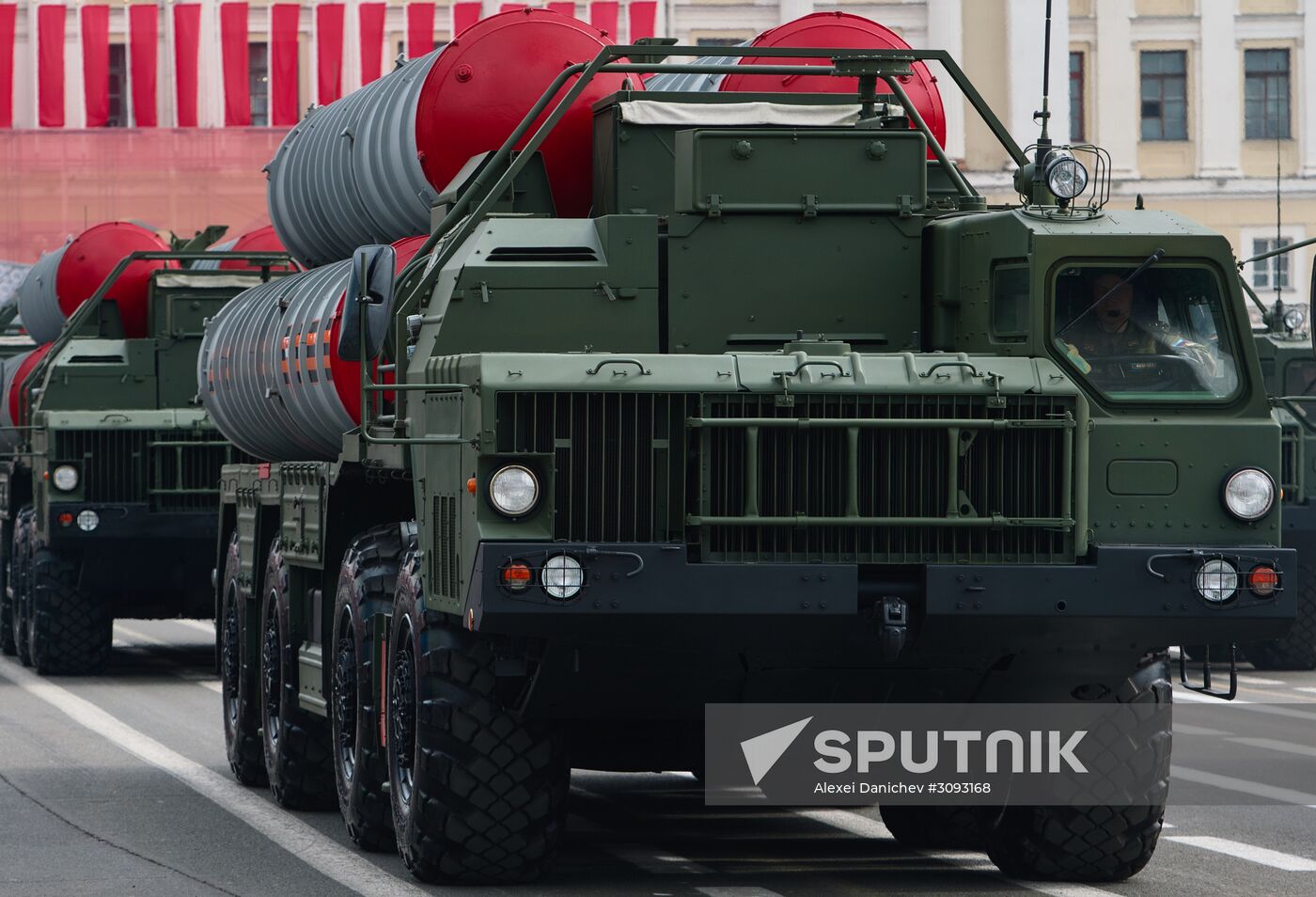 Run-through of Victory Day parade in St. Petersburg