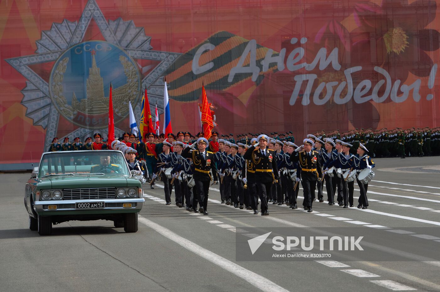Run-through of Victory Day parade in St. Petersburg