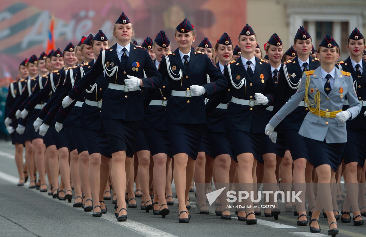 Run-through of Victory Day parade in St. Petersburg