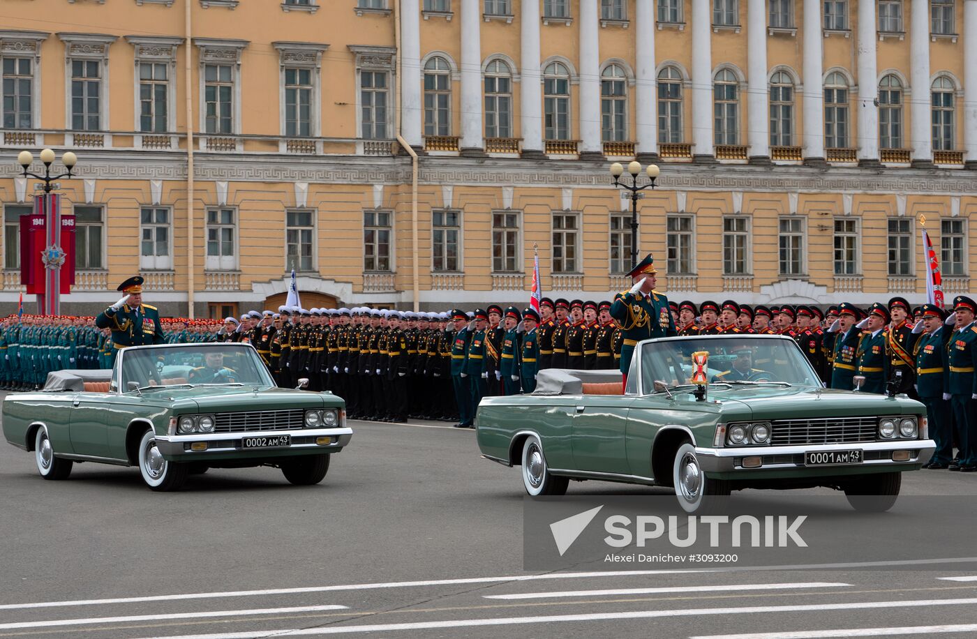 Final rehearsal of Victory Day parade in St. Petersburg