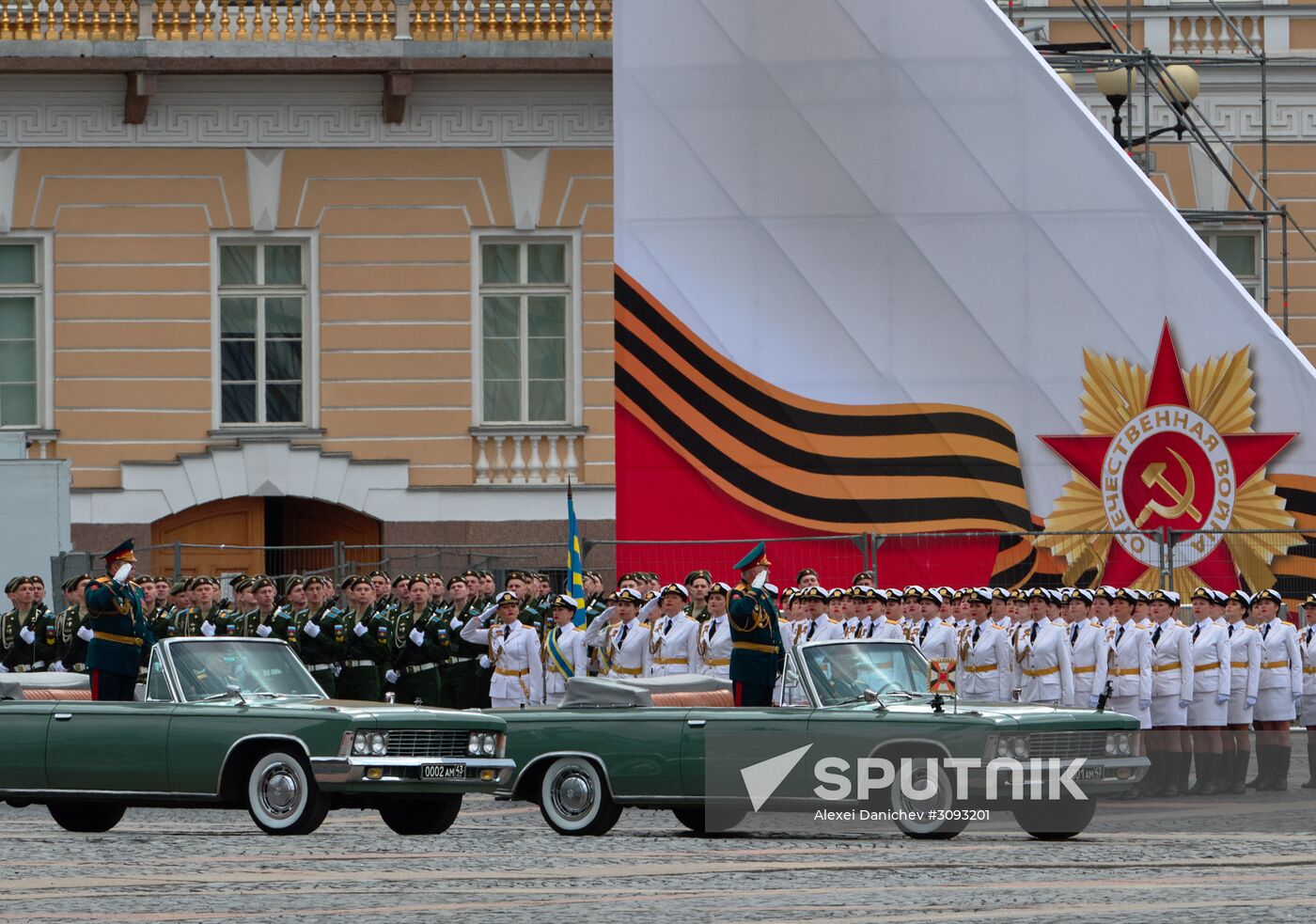 Final rehearsal of Victory Day parade in St. Petersburg