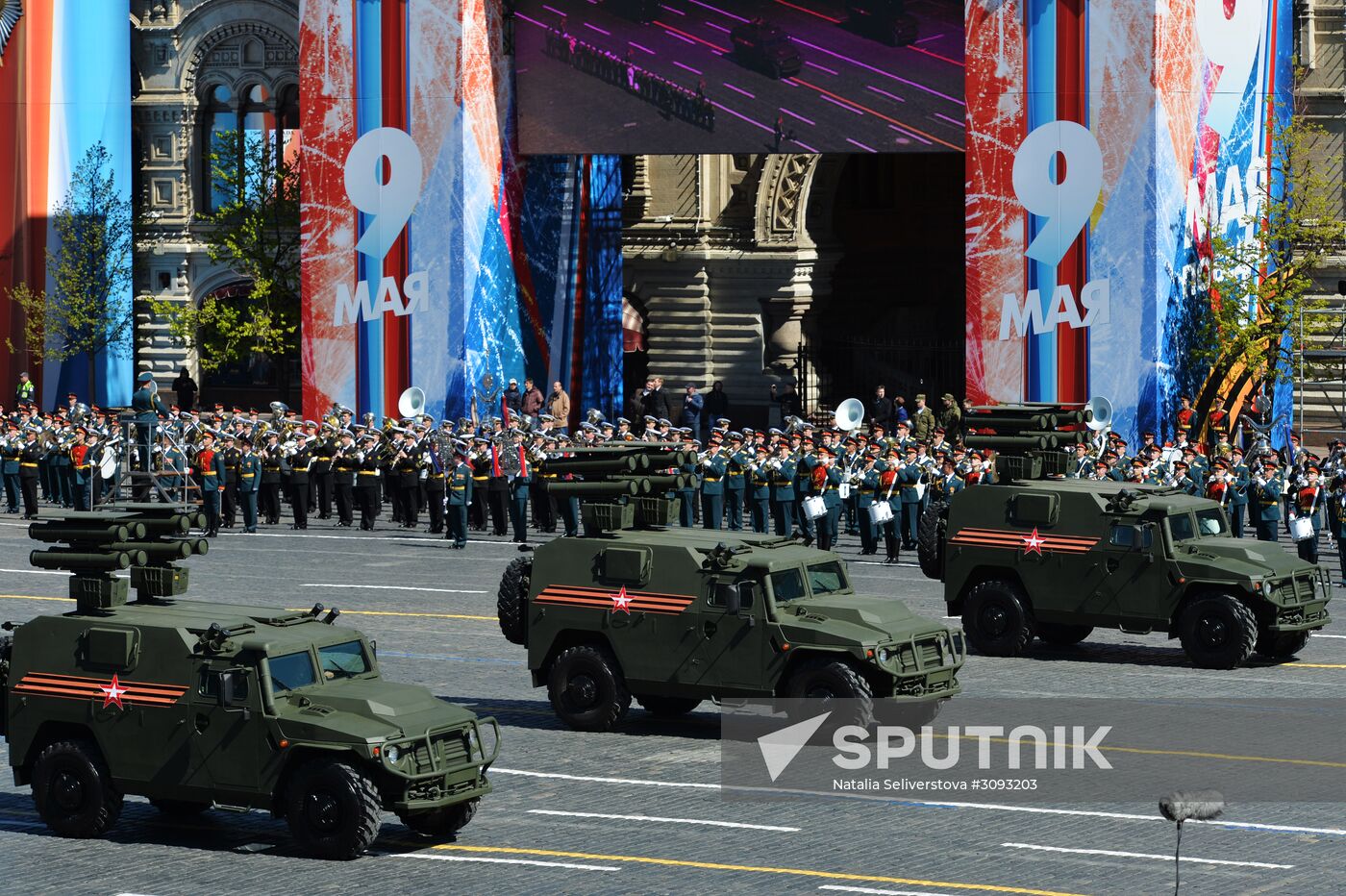Dress rehearsal of military parade marking 72nd anniversary of Victory in Great Patriotic War