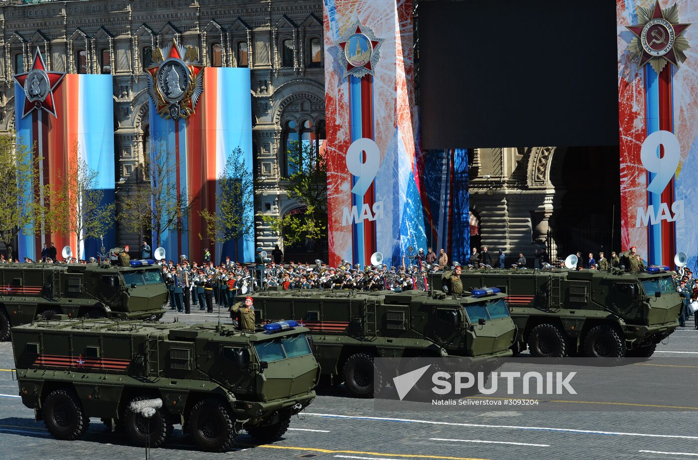 Final rehearsal of military parade marking 72nd anniversary of victory in the Great Patriotic War