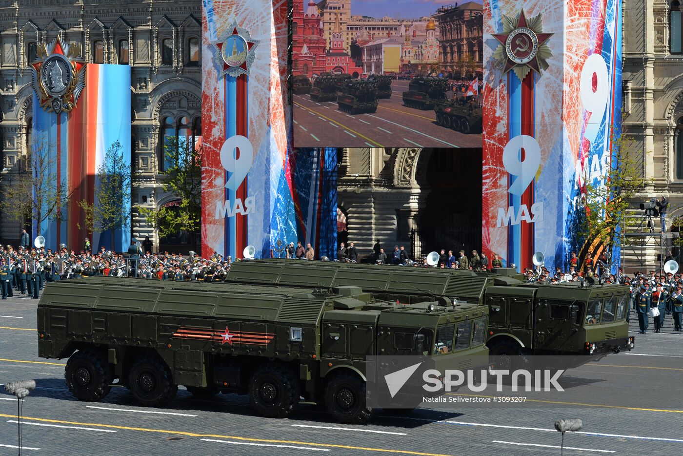 Final rehearsal of military parade marking 72nd anniversary of victory in the Great Patriotic War